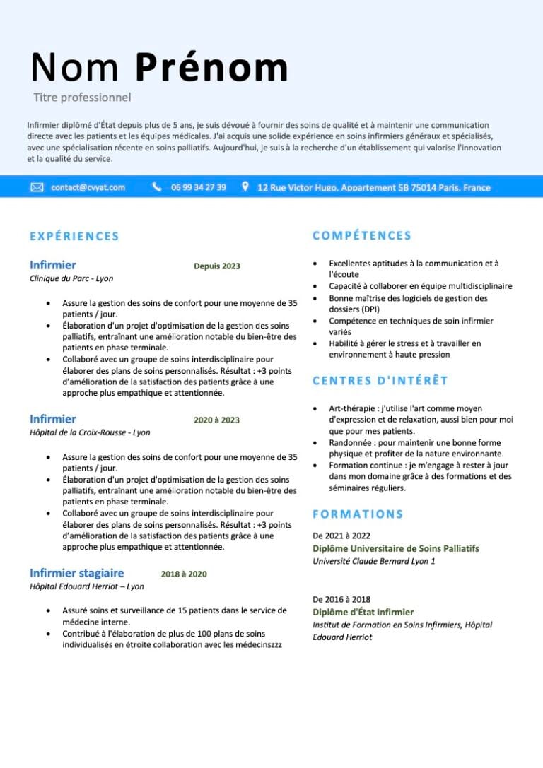 كتابة سيرة ذاتية بالفرنسية مجانا نماذج CV جاهزة Word بالفرنسية PDF